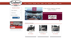 Desktop Screenshot of gubertautomoveis.com.br